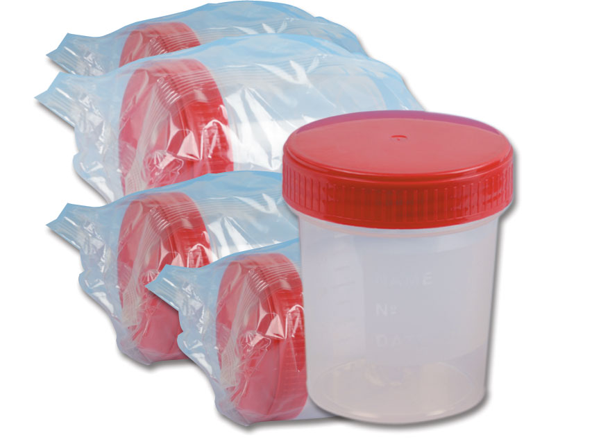 Contenitore Urine 120 Ml - Camera Bianca Iso8