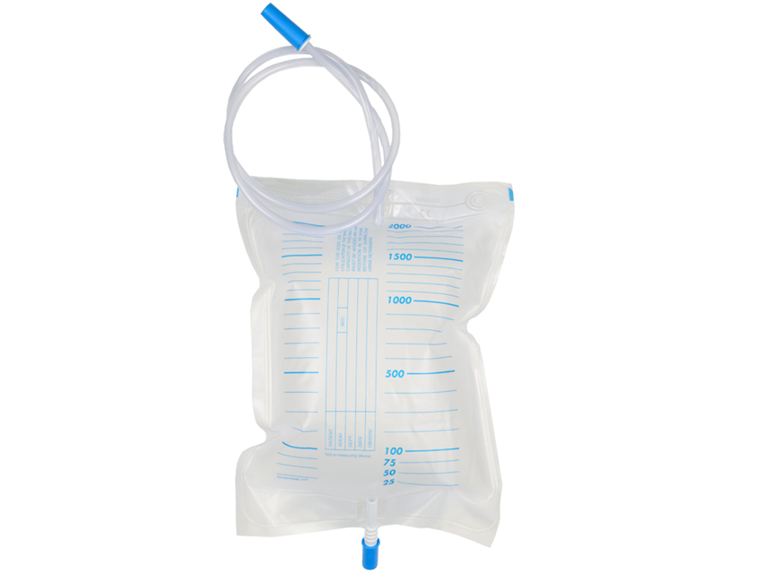 Sacca Urine 2000 Cc - Tubo 130 Cm+Val. Antireflusso
