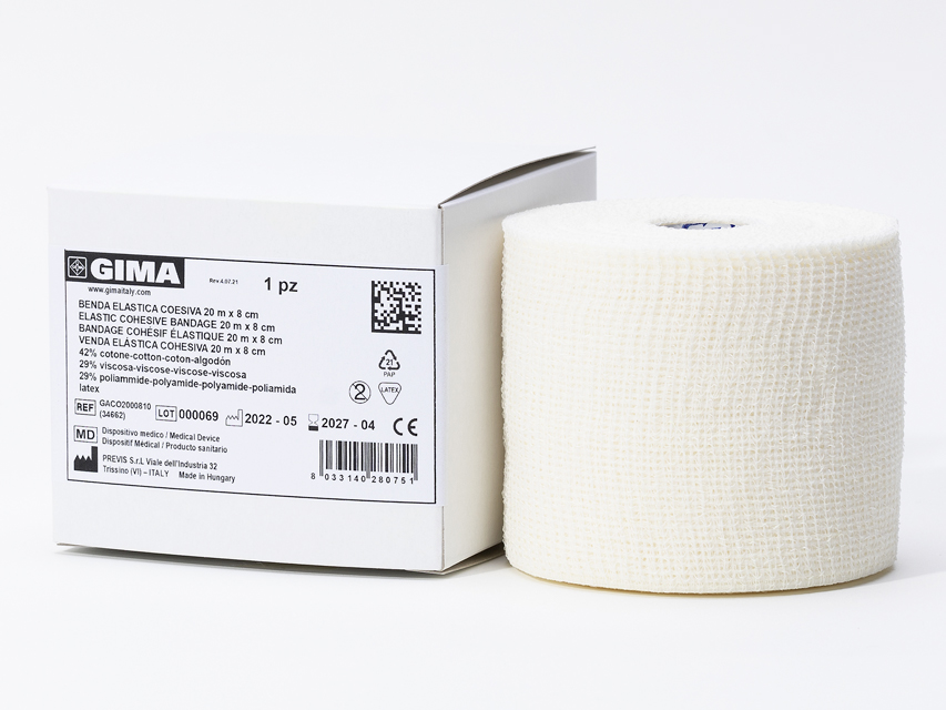 Benda Elastica Coesiva 20 M X 8 Cm