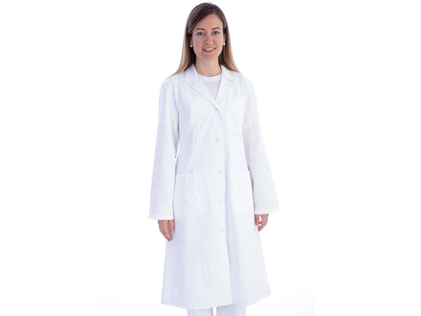 Camice Bianco - Cotone/Poliestere - Donna - Taglia L