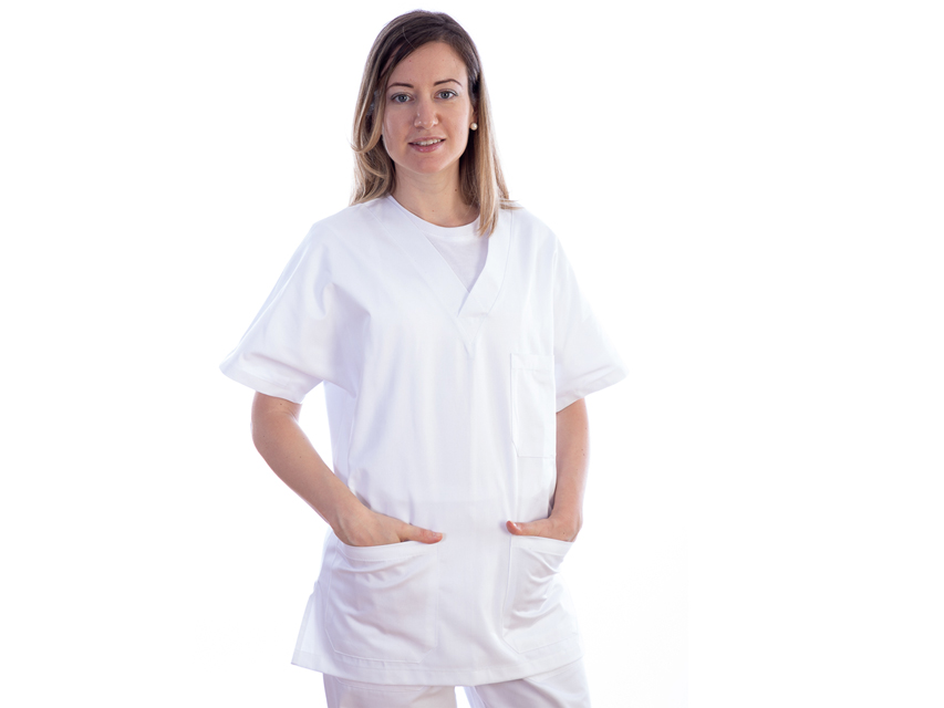 CASACCA - cotone/poliestere - unisex - taglia XS bianca
