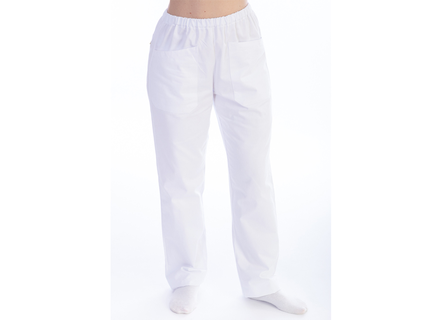 PANTALONI - cotone/poliestere - unisex - taglia M bianchi