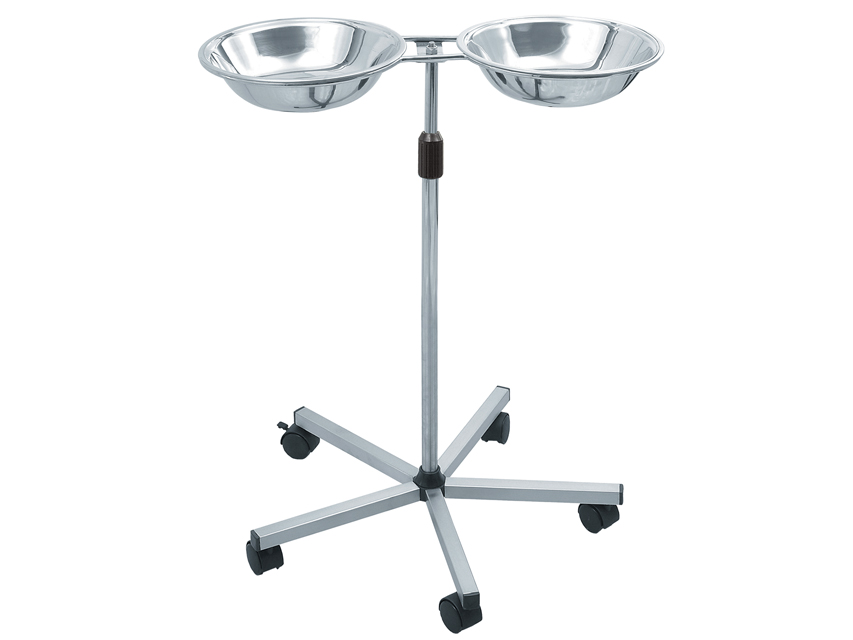 CARRELLO PORTACATINO DOPPIO - acciaio inox