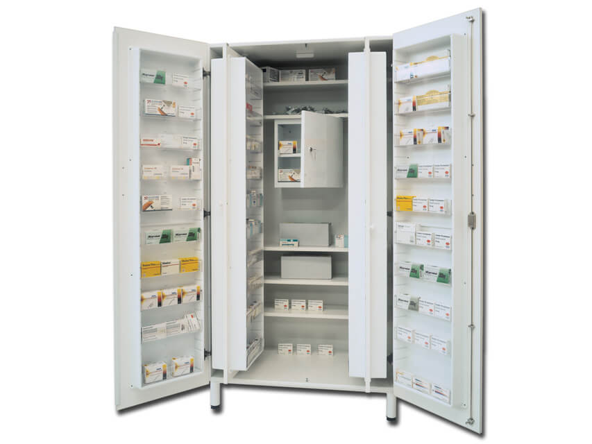 ARMADIO PORTAMEDICINALI - melaminico - bianco